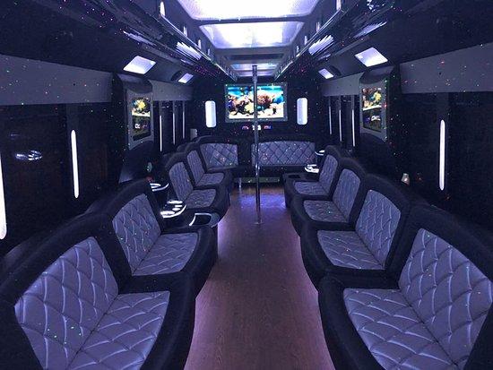 party bus interior 30-40 passenger
