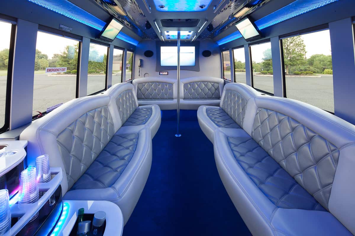 party bus interior 30 passenger
